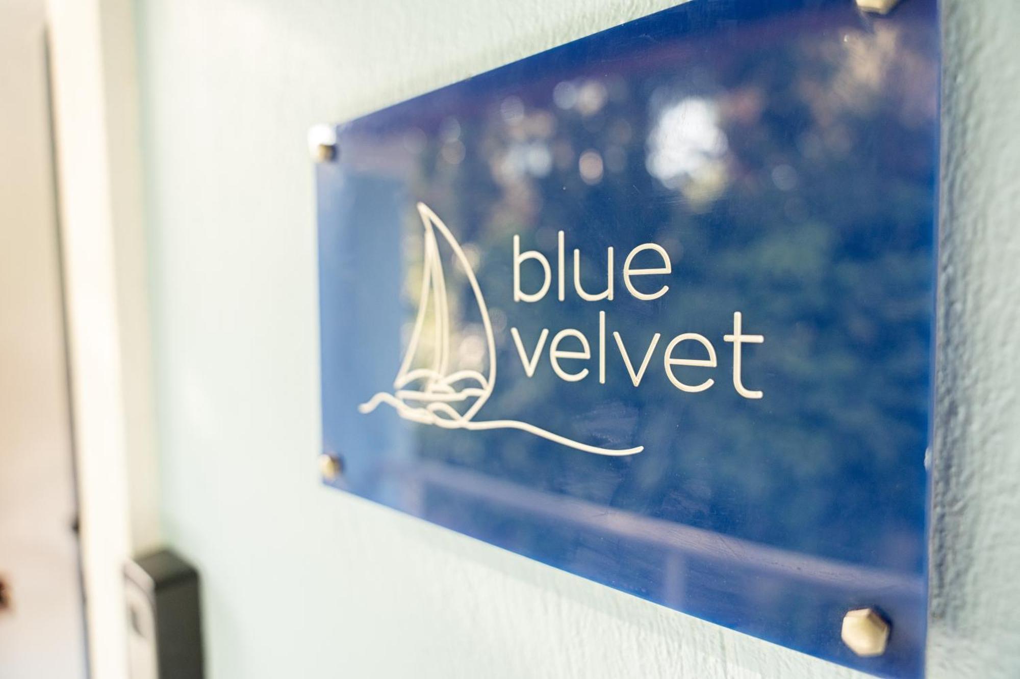 Blue & White Velvet 20m From The